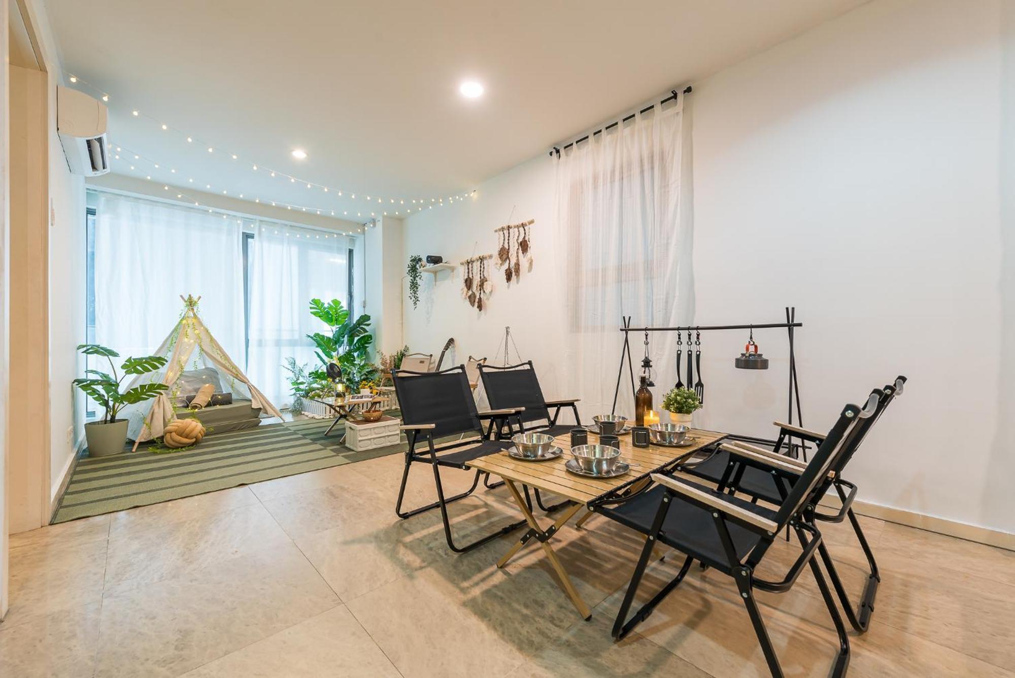 Bukit Bintang Camping Style 3min To Trx Pavilion 7pax Pangsapuri