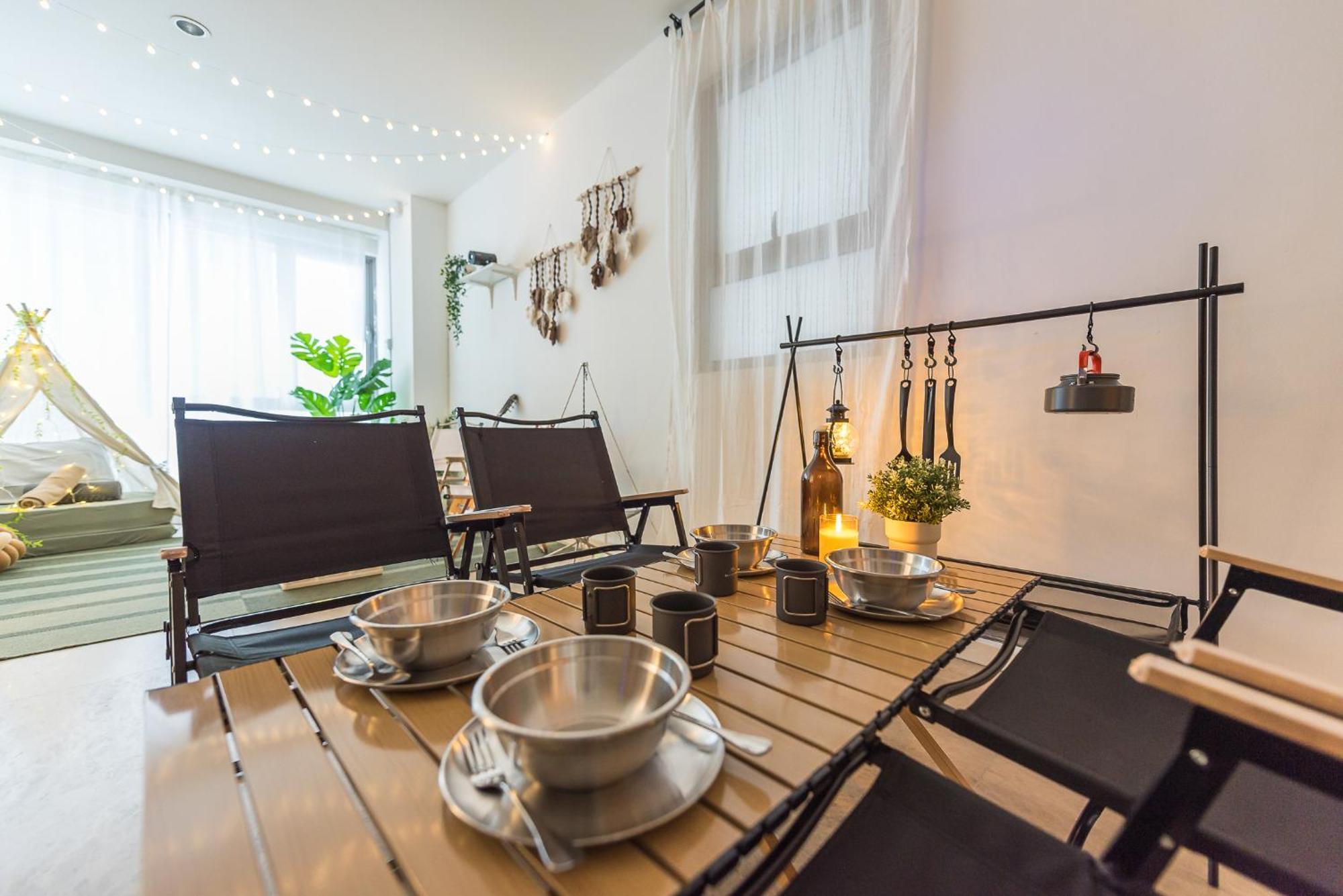 Bukit Bintang Camping Style 3min To Trx Pavilion 7pax Pangsapuri Kuala Lumpur