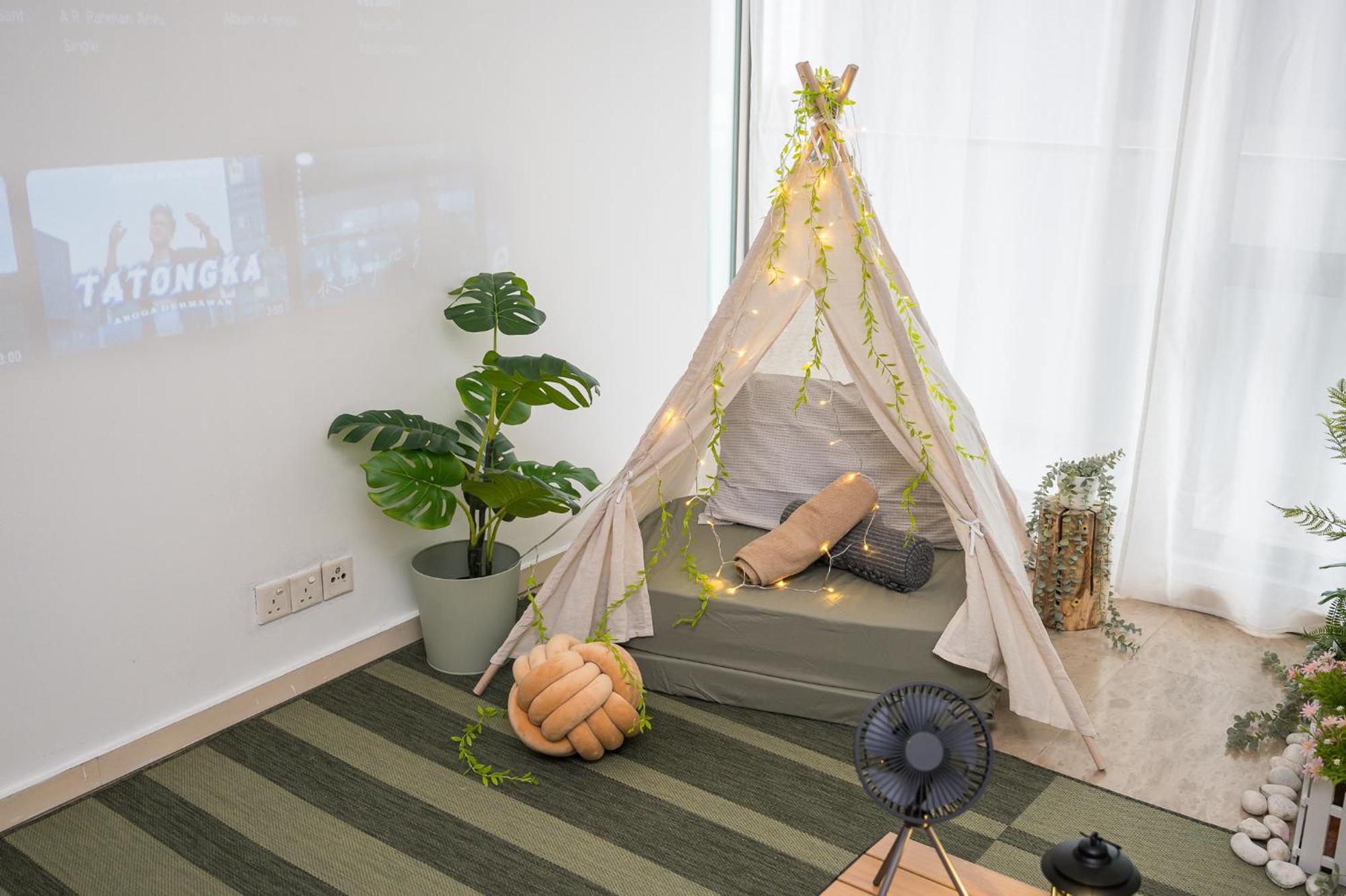 Bukit Bintang Camping Style 3min To Trx Pavilion 7pax Pangsapuri Kuala Lumpur