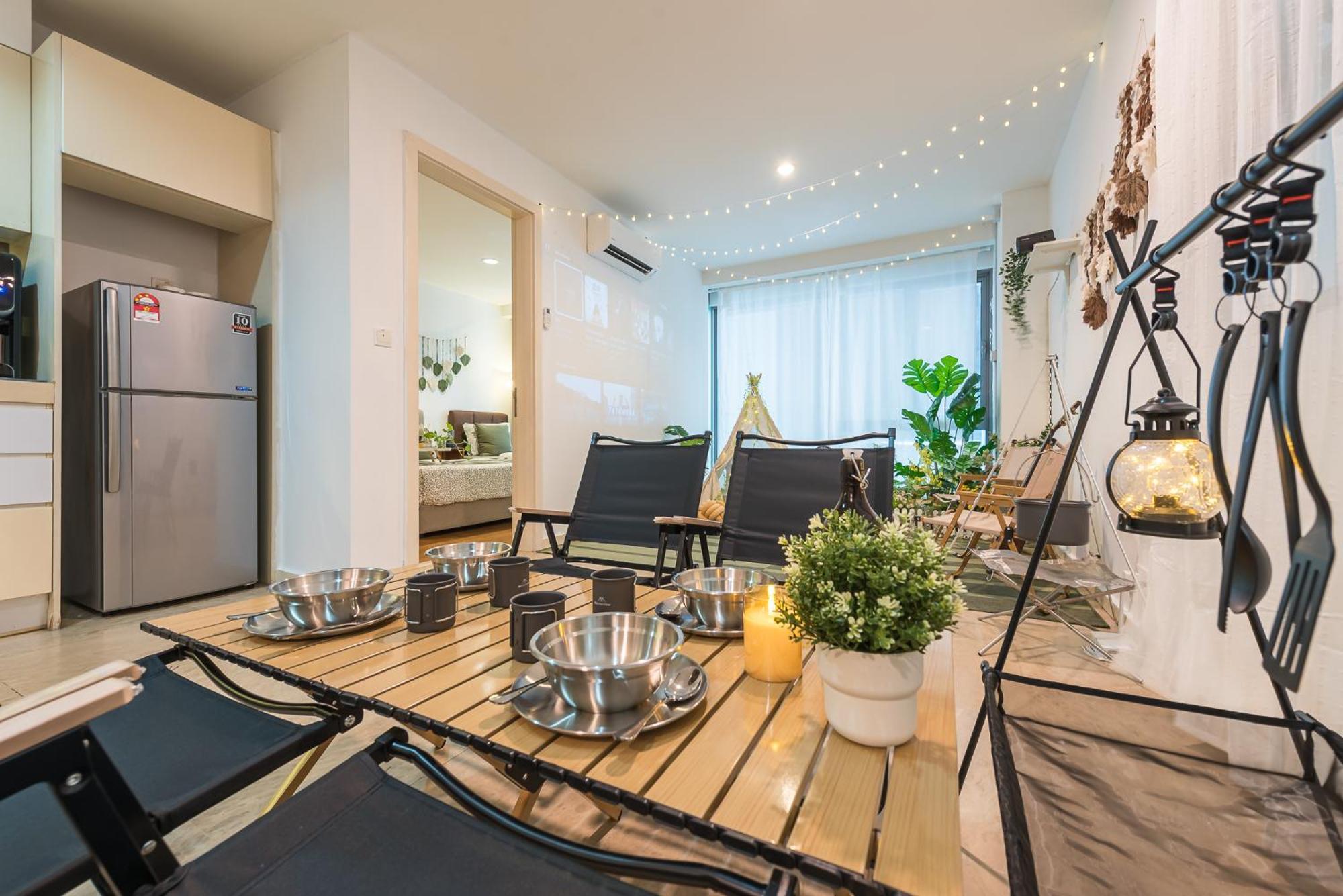 Pangsapuri Bukit Bintang Camping Style 3min To Trx Pavilion 7pax