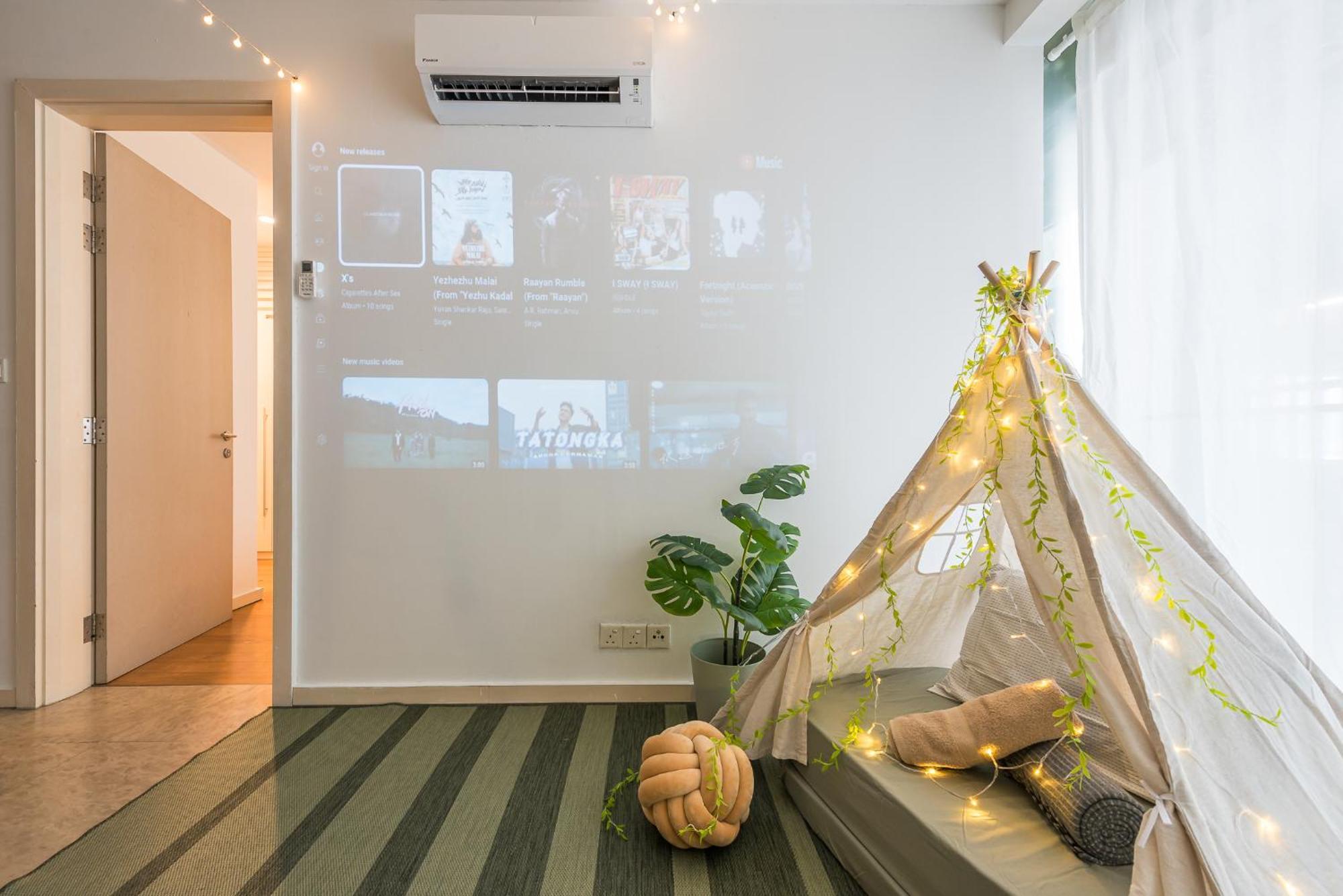 Pangsapuri Bukit Bintang Camping Style 3min To Trx Pavilion 7pax *